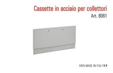 Cassetta ad incasso in acciaio per collettori RISCALDAMENTO