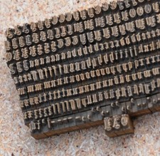 Prägeschrift 2,5mm Messingschrift Buchbinder Messing Leder Buch Fraktur gotisch~