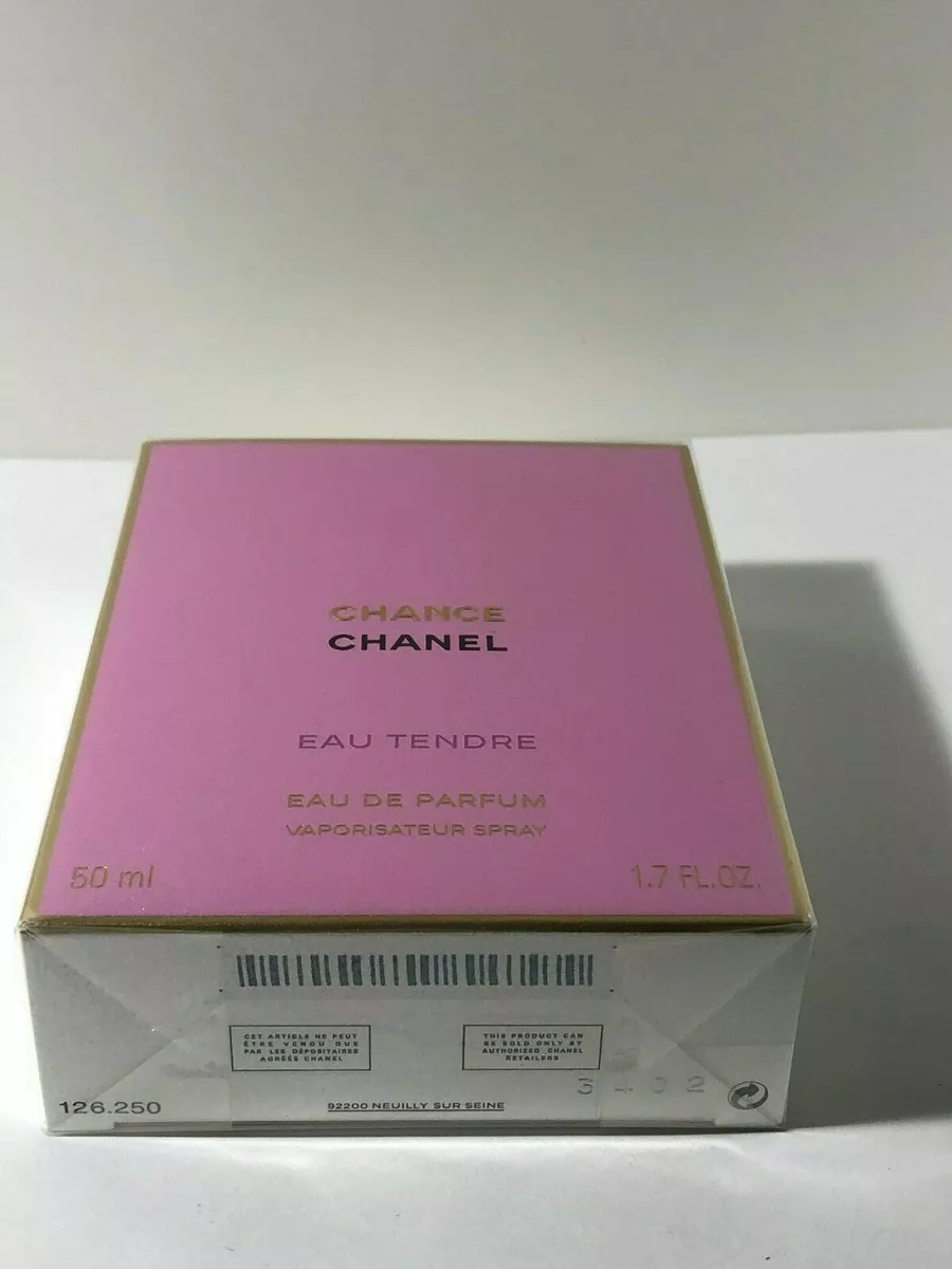 CHANEL CHANCE EAU TENDRE PERFUME SPRAY EDP 1.7 oz / 50 ml SEALED IN BOX