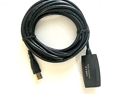 16ft 5M USB 2.0 Cable A Male to A Female Active Extension/Repeater PS3 & Kinect