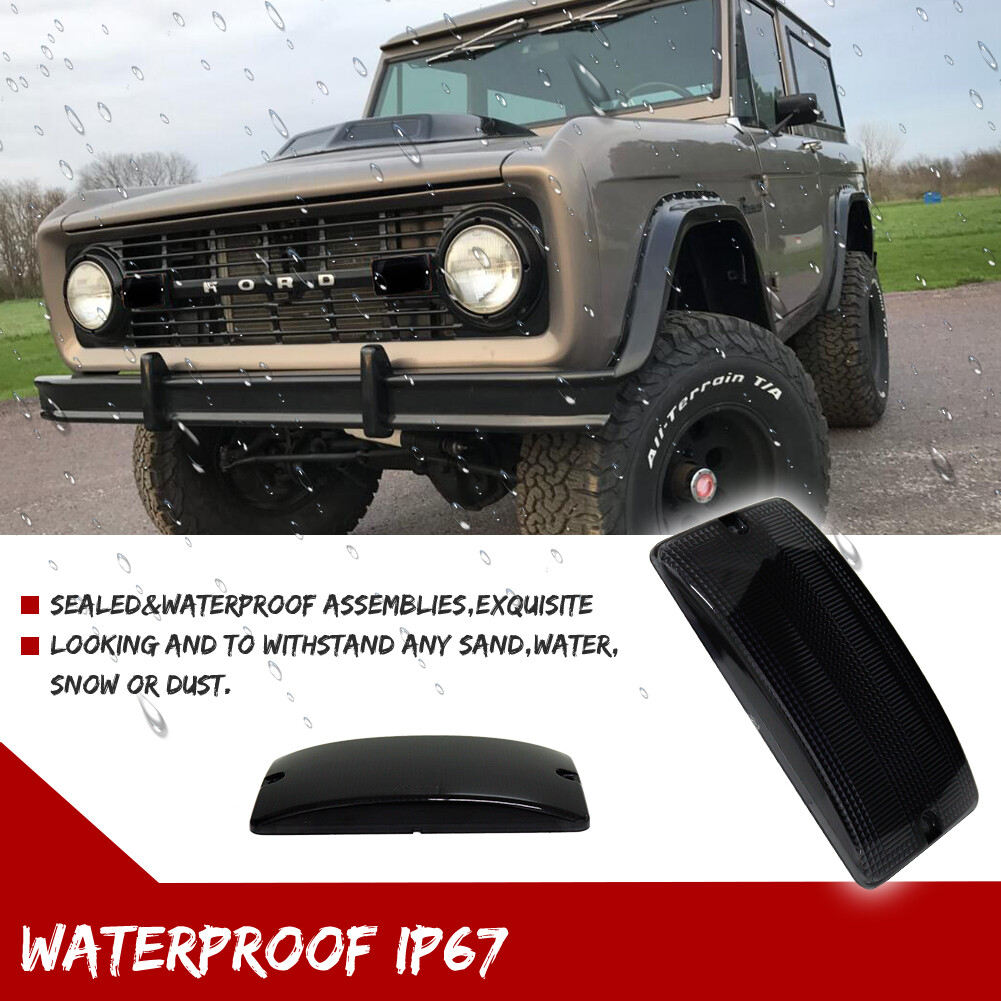 1967-1977 Ford Bronco Tail Light Lens, Right