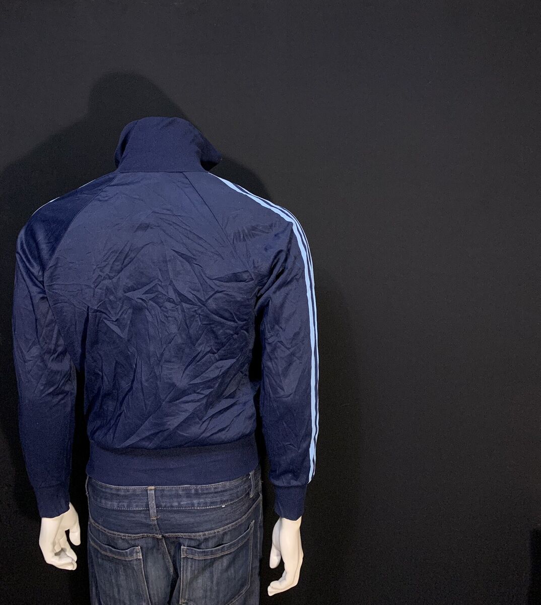 Rare Vintage Adidas Ventex 80s 70s Track Jacket Navy Blue Rare Vintage Adidas Ventex 80s 70s Track Jacket Navy Blue