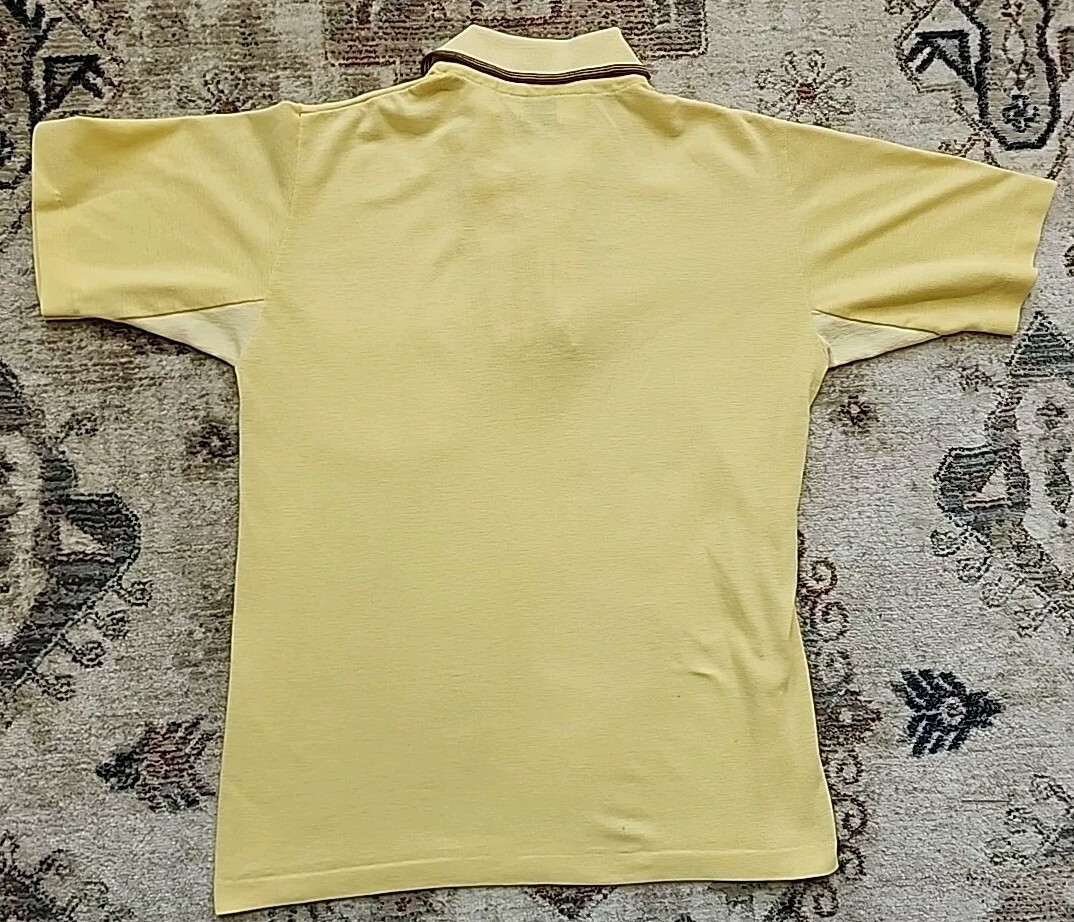 HERMES ポロシャツ　polo shirts 70s 80s 90s HERMES Polo Shirt Zip Made in Italy L Cotton WHT Used | eBay