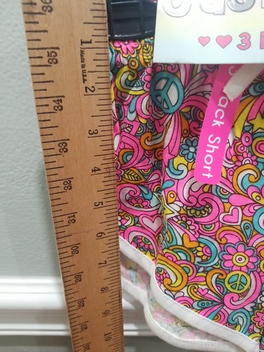 JUST 2 CUTE GIRLS 3 PACK SHORTS MULTICOLORED SIZE 7 / 8 NEW WITH TAGS #2 - Picture 8 of 9