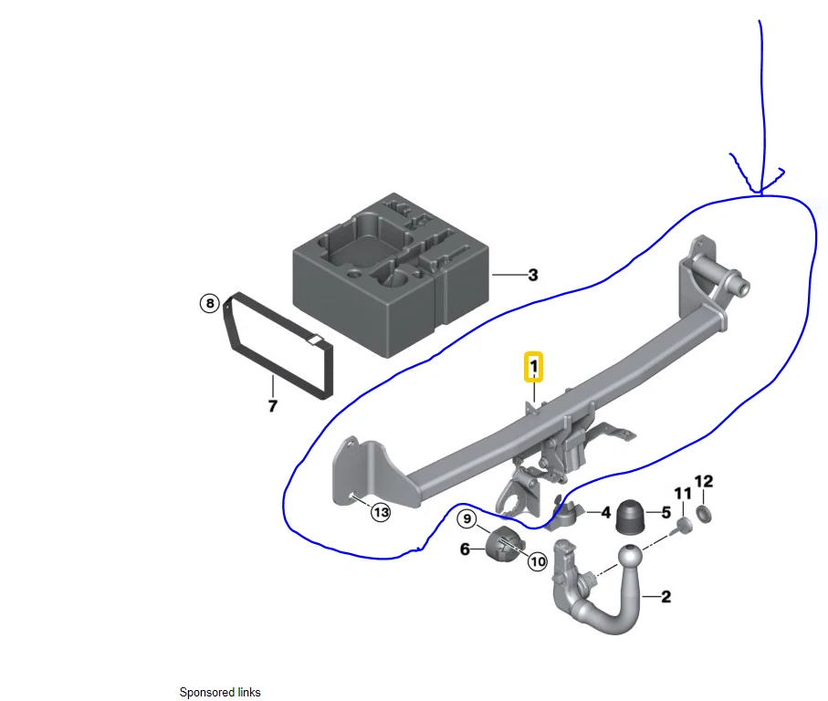 Genuine mini on sale countryman towbar