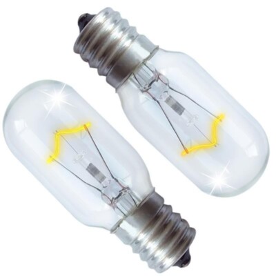 2-Pack 40W T8 40T8 E17 Base Light Bulbs compatible with Appliance Microwave Oven