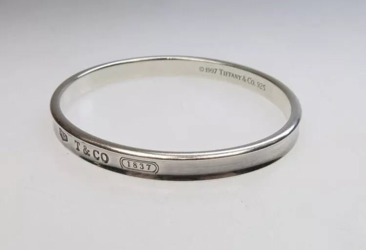 Tiffany silver bangle best sale 1997
