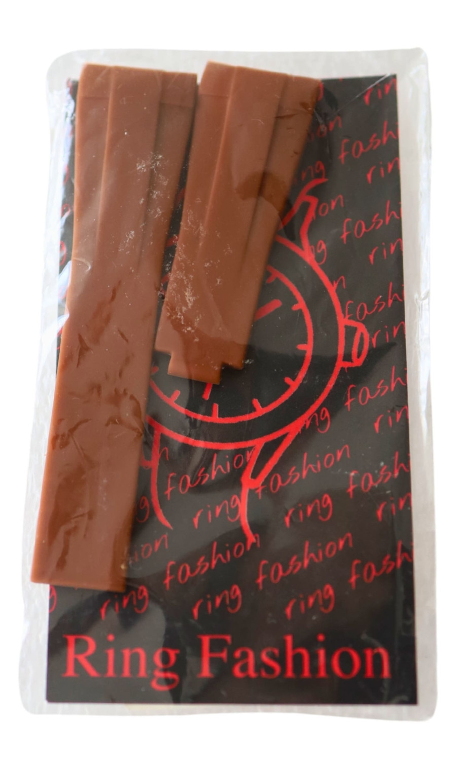 Rolex 16570 Explorer II 20mm Brown Rubber Silicone Strap Fashion Watch Band-image