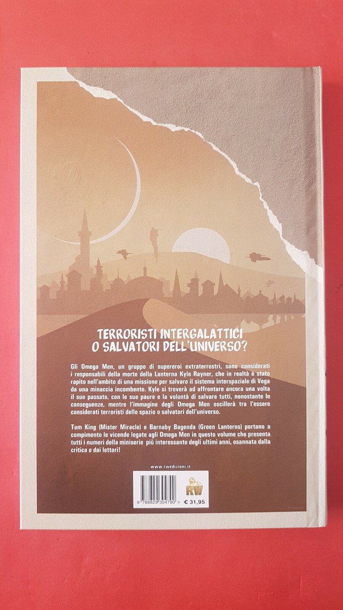 OMEGA MEN- DI:TOM KING- CARTONATO-DC LION- nuovo