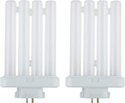 Diodesy Fluorescent 27W 6500K Quad Tube Light Bulbs 4 Pin GX10Q 4 Base 1PK 6500K