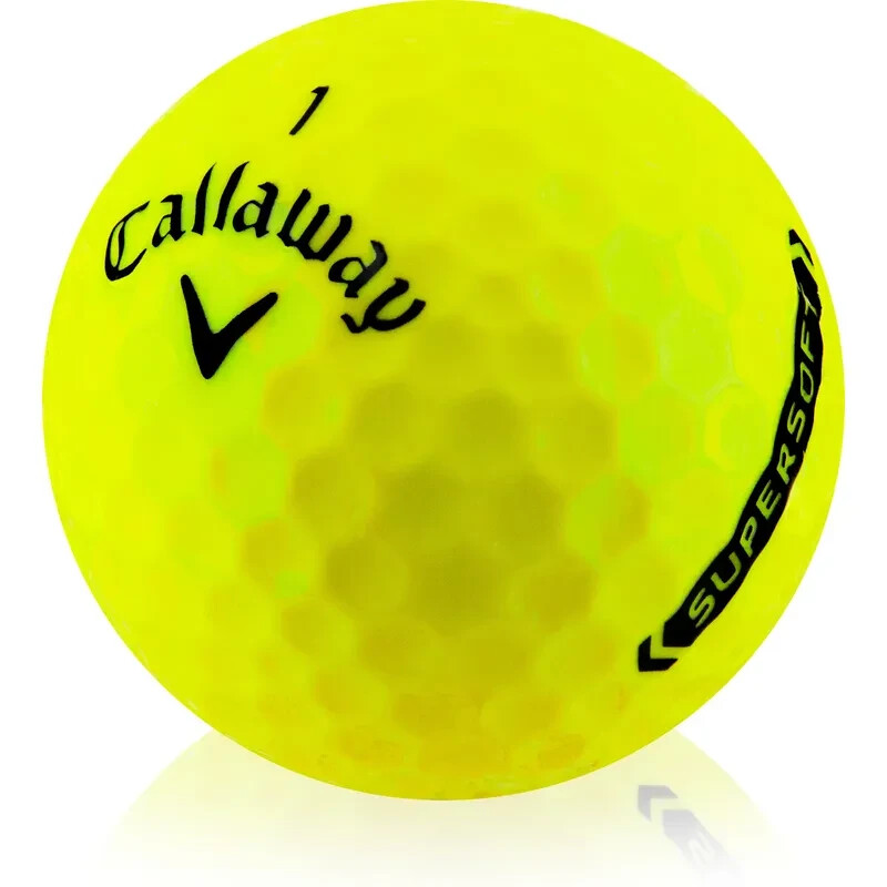 48 Callaway Supersoft Yellow Near Mint AAAA Used Golf Balls eBay