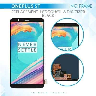 ANG New In-Cell OLED Touch Screen Digitizer Display Assembly For OnePlus 5T Black UK