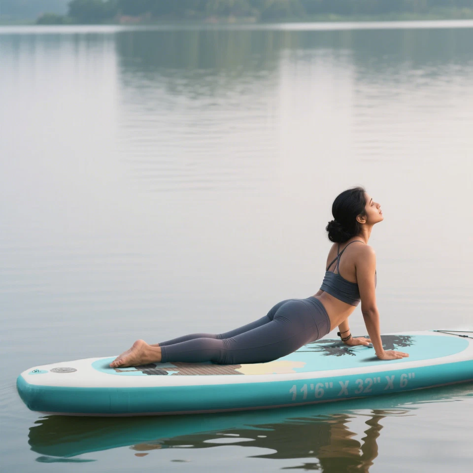 Tabla de remo inflable de PVC de alta resistencia de 11 pies y 6 pulgadas para adultos Foto 4 de 4