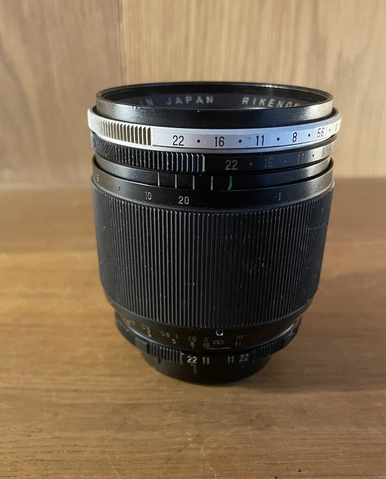 *Rara "TOMIOKA" : Exc+5* Ricoh Rikenon 60mm F/2.8 lente macro M42 do Japão - Imagem 2 de 4