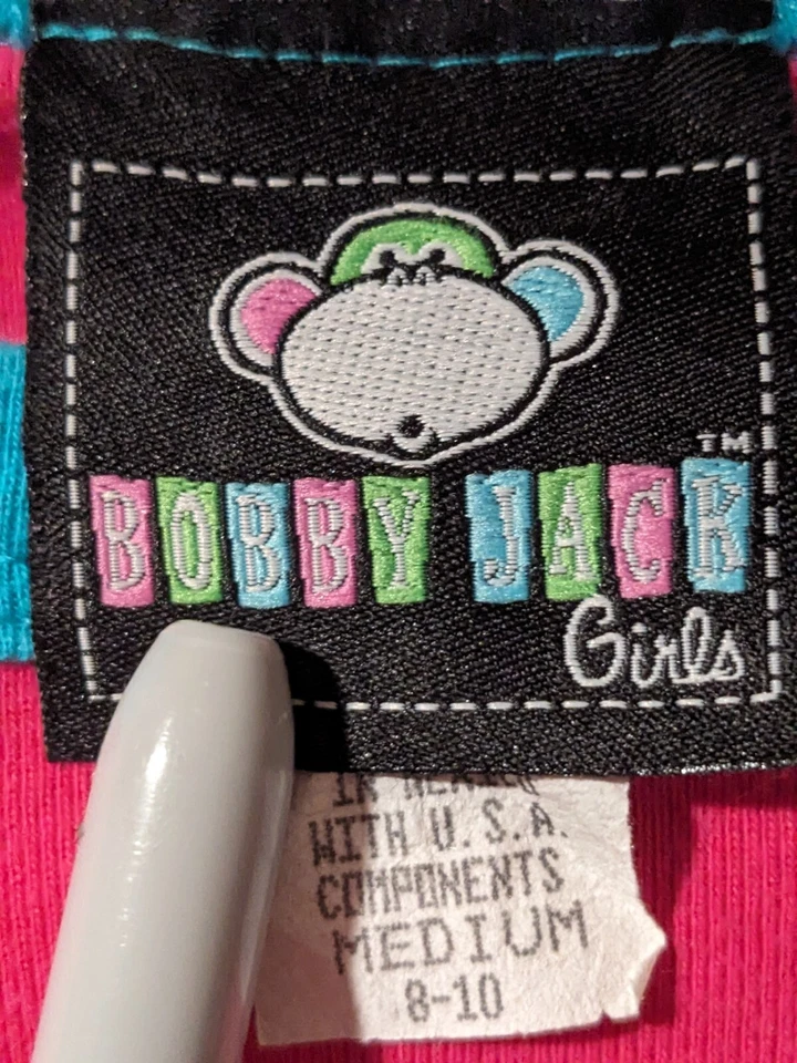 Vintage Y2K Bobby Jack Girls Medium 8-10 Pink Long-Sleeve T-Shirt - Image 3 of 4