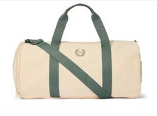 NWT Victoria’s Secret Pink Duffel Bag Beige Green Sport Gym Yoga Spring Summer