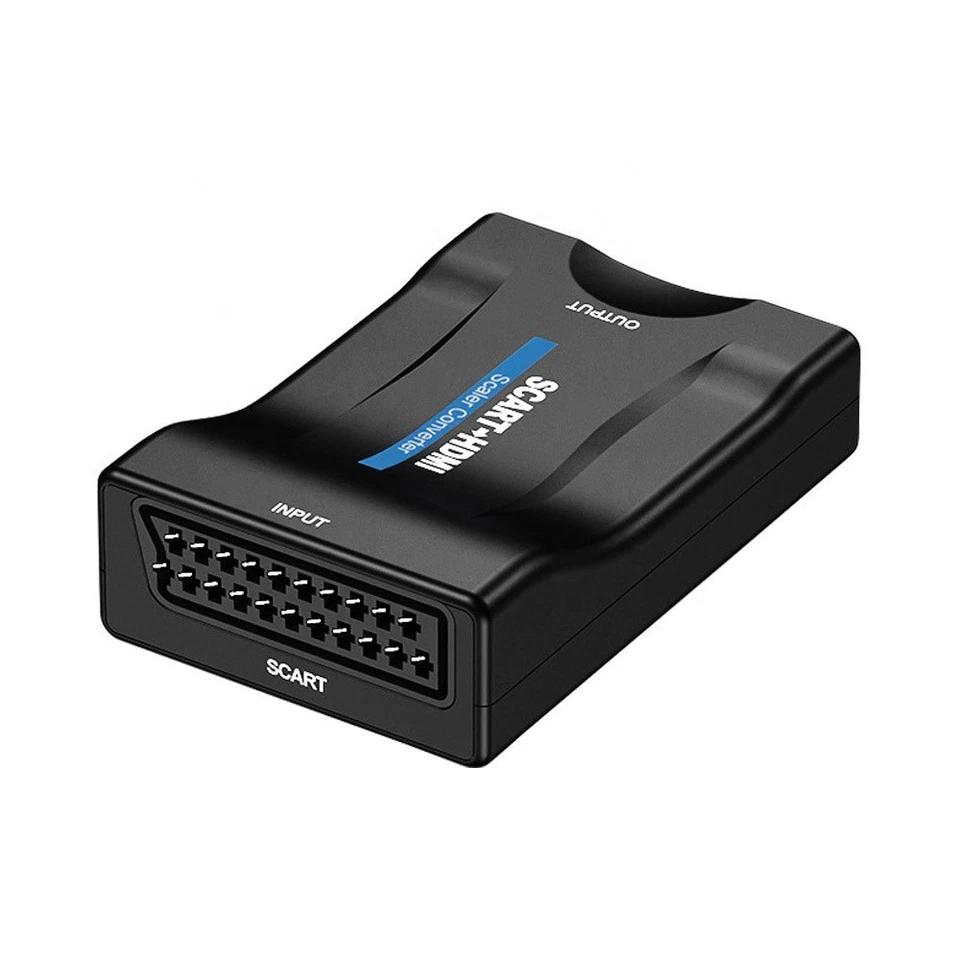 Scart zu auf HDMI Adapter Konverter Wandler AV Scaler Converter 1080P HD TV - Bild 2 von 4