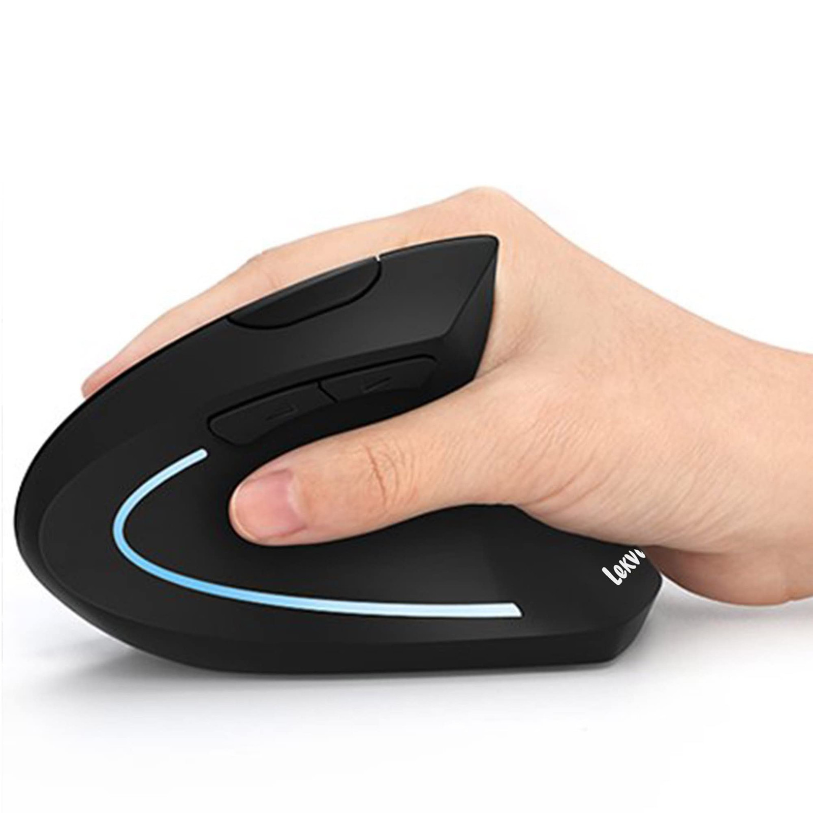 Ergonomic Mouse, Vertical Wireless Mouse - Rechargeable 2.4GHz Optical Vertic...