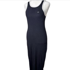 Tommy Hilfiger Contrast Trim Slim Midi Bodycon Dress Size Small