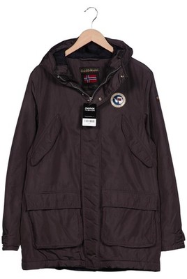 Napapijri Jacke Herren Anorak Jacket Kurzmantel Gr. L Braun #i4iijvs