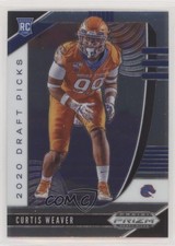2020 Panini Prizm Draft Picks Draft Picks Rookies Curtis Weaver #166 00a3