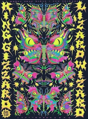 King Gizzard And Lizard Wizard Mardi Gras World 2024 Concert Poster