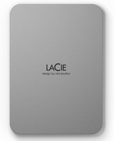 Lacie Mobile Drive Moon 2TB, External Hard Drive Portable, USB-C 3.2, PC Mac Ipa
