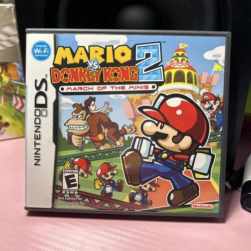 Mario vs. Donkey Kong 2: March of the Minis (Nintendo DS) CIB Guaranteed Tested