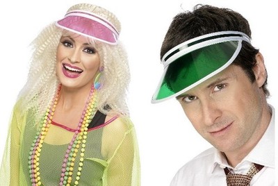 Smiffys Poker Visor, Pink