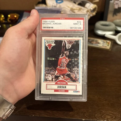 1990 FLEER #26 MICHAEL JORDAN PSA 9