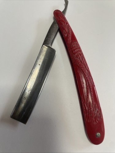 Vintage straight razor Flora Works Cutlery Co Germany The Commander | eBay