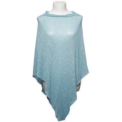 Cejon, Poncho, Größe: S, Blau/Weiß, Baumwolle/Polyester, Damen #3Nf