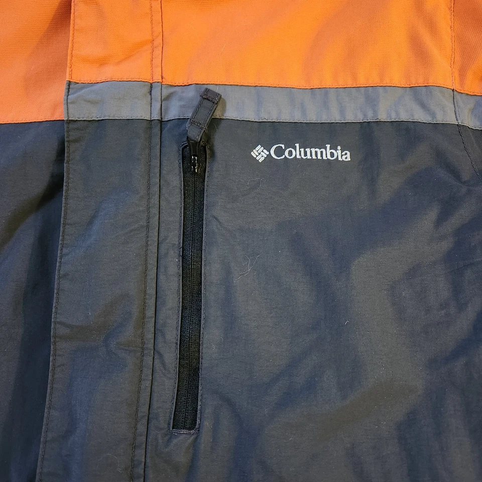 Boys Columbia Sportswear Jacket Size Youth 14-16 Orange Black Block Winter Ski - Image 4 of 4