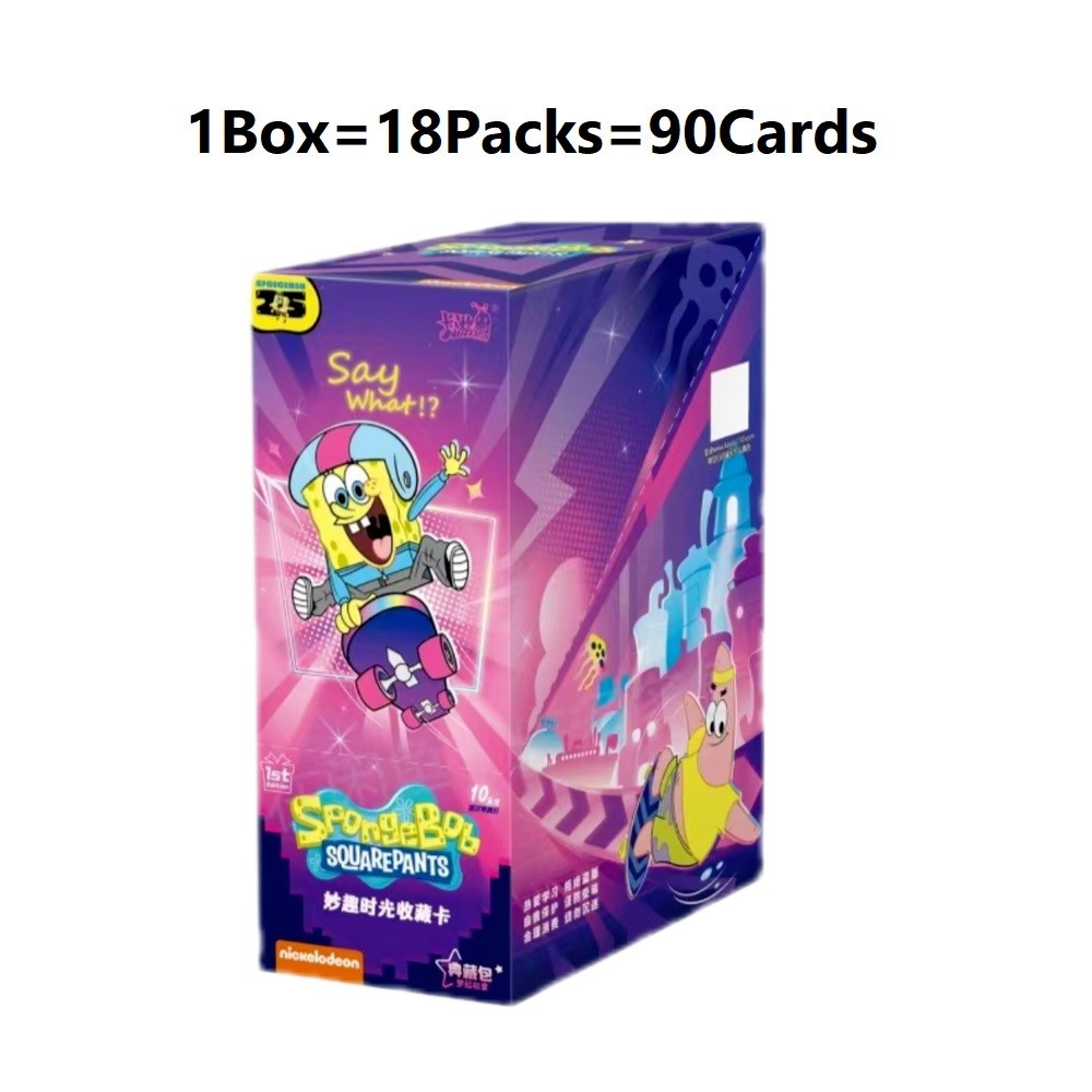 Spongebob 25th Anniversary Kayou Booster Box 90 Trading Card's