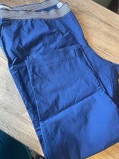 Damen Hose Blau Gr. 58 Mit Gummizug Neu Unget...