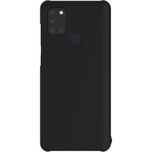 Coque Samsung Galaxy A21s anti-choc et antidérapante en silicone noir mat A217