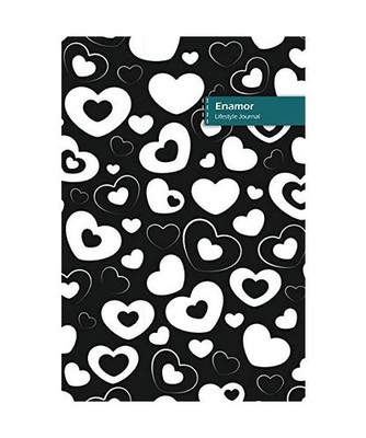 Enamor Lifestyle Journal, Blank Write-in Notebook, Dotted Lines, Wide Ruled, Siz