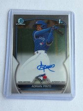 2023 BOWMAN CHROME 1ST AUTOGRAPH BLUE JAYS ADRIAN PINTO AUTO AUTOGRAPH 🔥🔥