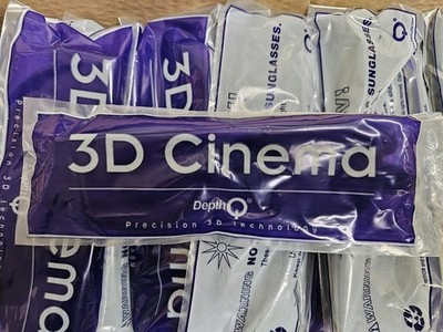Depthq 3D Brillen Cinema Kino Polarisationsbrille Neu Ovp 50stk