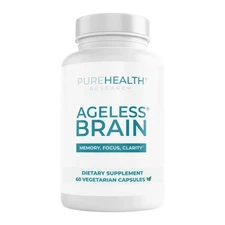 PureHealth Ageless Brain - Brain Health & Memory Enhancer, Nootropics Supplement