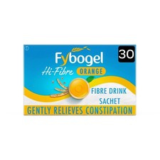 Fybogel Orange Fiber Supplement Sachets 30 Count Natural Digestive Support