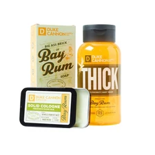 Duke Cannon Supply Co. Bay Rum Bender Bundle for Men - Thick High-Viscosity B...