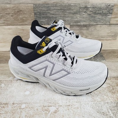 New Balance Fresh Foam X 860 V14 Mens Shoes Sz 9 D Gray Black Lace Up Sneakers