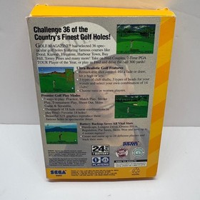 Video Game Sega Genesis 32X Golf 36 Great Holes Fred Couples Sega 84602