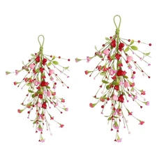 Valentines Day Garland Art Artificial Flower Garland for Home Wedding Party