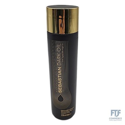 Sebastian Professional Dark Oil Shampoo, leichtes Shampoo, seidiger Effekt, ohne