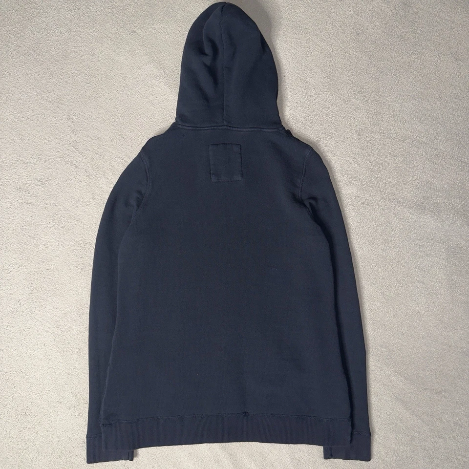 Sudadera con capucha y2K Gilly Hicks Sydney azul marino y plata cremallera completa de colección - grande para mujer Foto 4 de 4