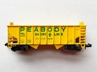 N-Scale Peabody Short Line (PSL) Two-Bay Open Hopper 6631