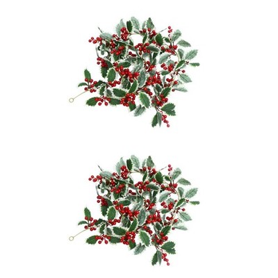 2 Pack Dekoratives Rattan Simulationsrattan Künstlicher Dekorativer