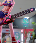 Lollipop Chainsaw, 1/4-1/24, Unbemalt, 3D-Druck, Figur, Statue,3Dmoonn